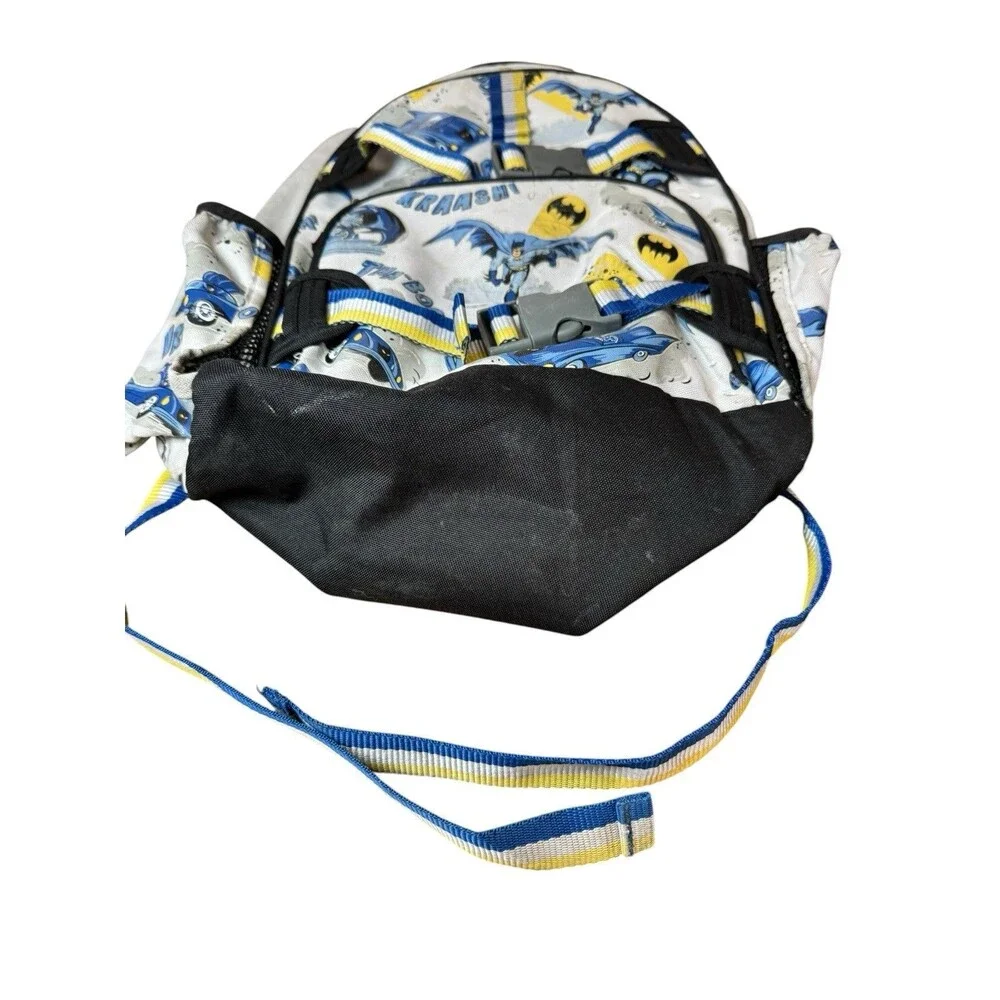Batman Pottery Barn Backpack DC Comics Kids Boy's Gray Large Shoulder Straps